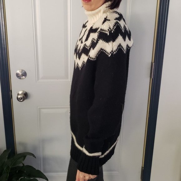 Vintage 90s ESPRIT Wool Turtleneck‎ Sweater - Picture 2 of 5